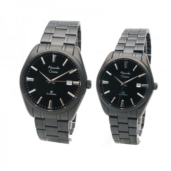 Alexandre Christie AC 8515 Full Black Couple